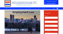 Desktop Screenshot of mccurdy-eichstadt.com